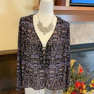 Woman’s lightweight flowing blouse